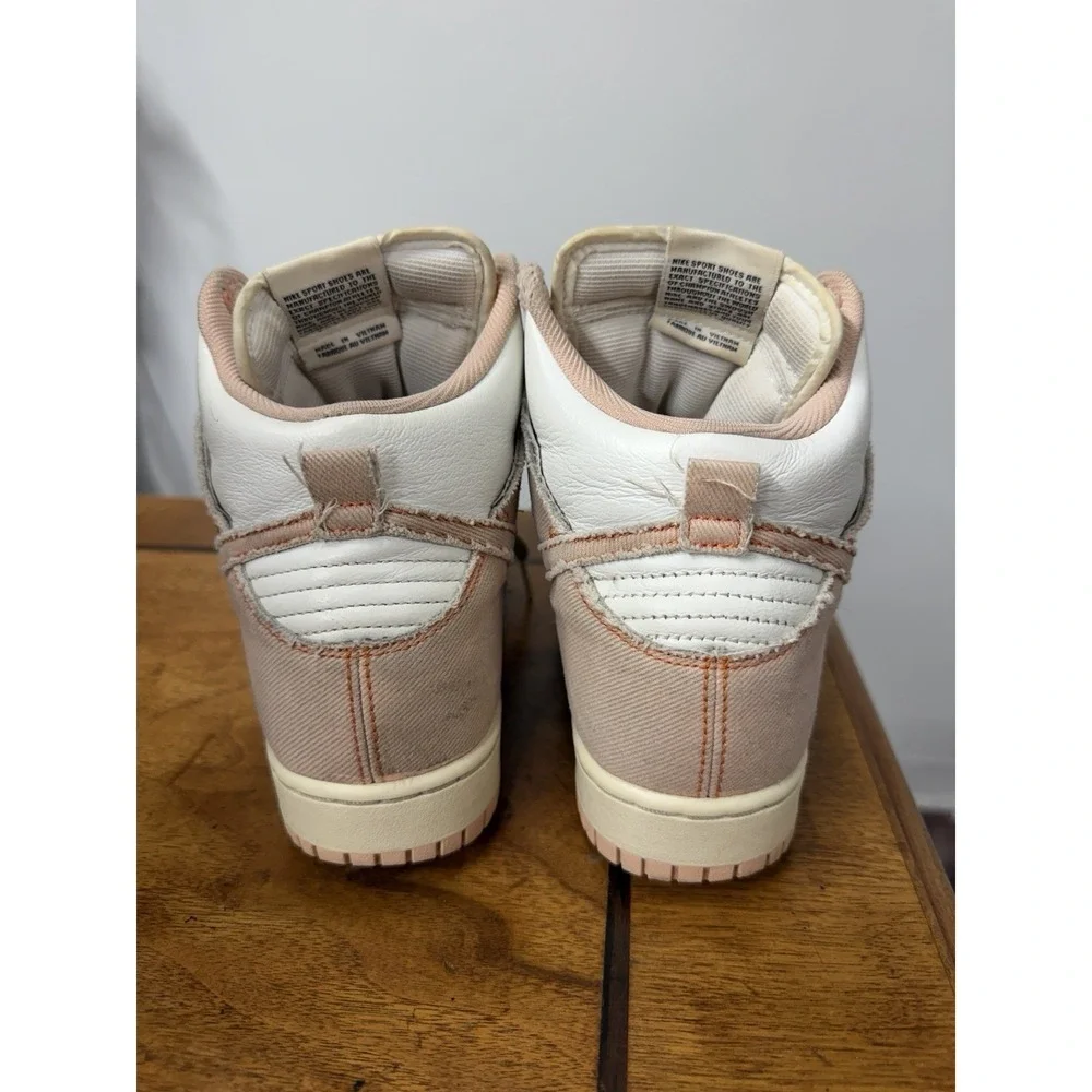 Nike Dunk High 1985  Distressed Women's Shoes Sz 8  Arctic Orange  DV1143-800